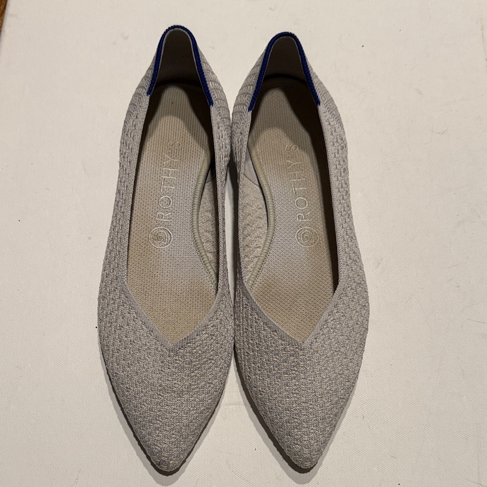 Rothy's Gray and Blue Women's Flats